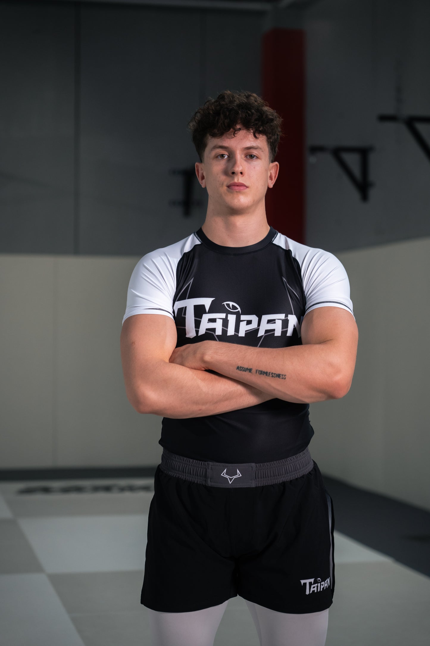 Obssesion>Talent by Taipan Fight Shorts - High Split Pants - Black